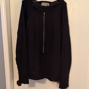 Athleta Black rash guard Long Sleeve